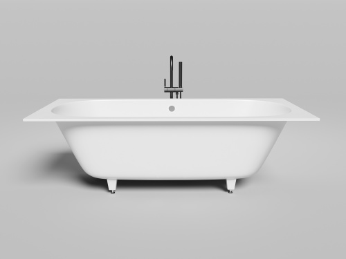 Ванна из искусственного камня Salini ORNELLA 103422M 190х90 встраиваемая прямоугольная с ножками - фото 5